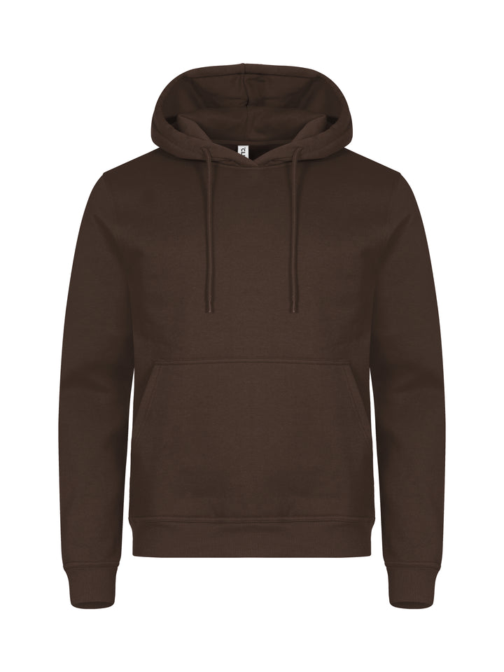 Hettegenser Clique Miami Hoody Herre – uten trykk – Mørk mokka