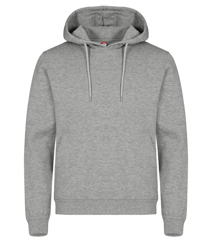 Hettegenser Clique Miami Hoody Herre – uten trykk – Gråmelert