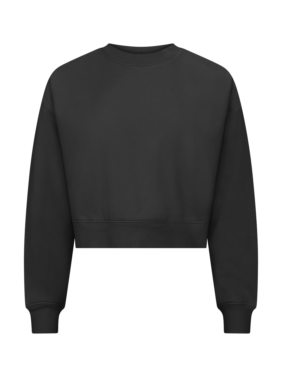 Collegegenser Clique Miami Cropped Dame – uten trykk – Sort