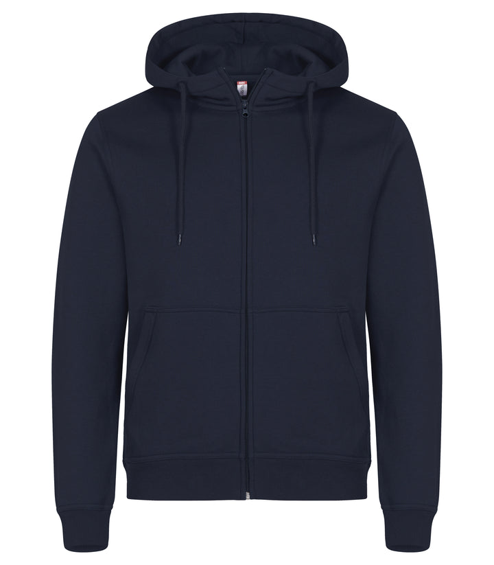 Hettejakke Clique Miami Hoody Full Zip Herre – uten trykk – Marineblå