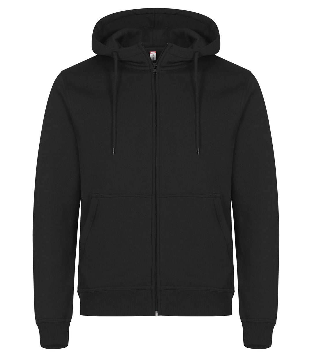 Hettejakke Clique Miami Hoody Full Zip Herre – uten trykk – Sort