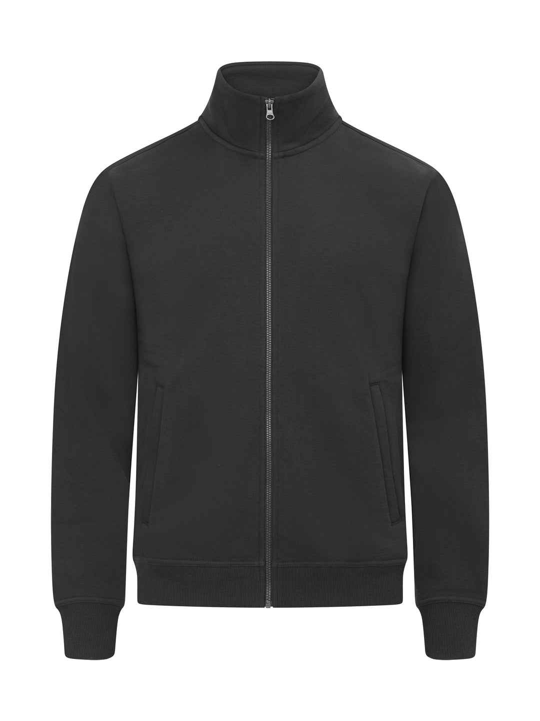 Collegejakke Clique Miami Cardigan Herre – uten trykk – Sort