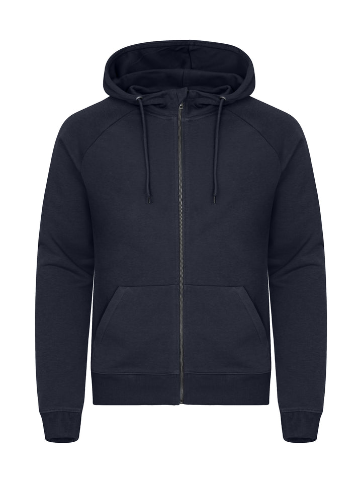 Hettejakke Clique Miami PRO Hoody Full Zip Herre – uten trykk – Marineblå