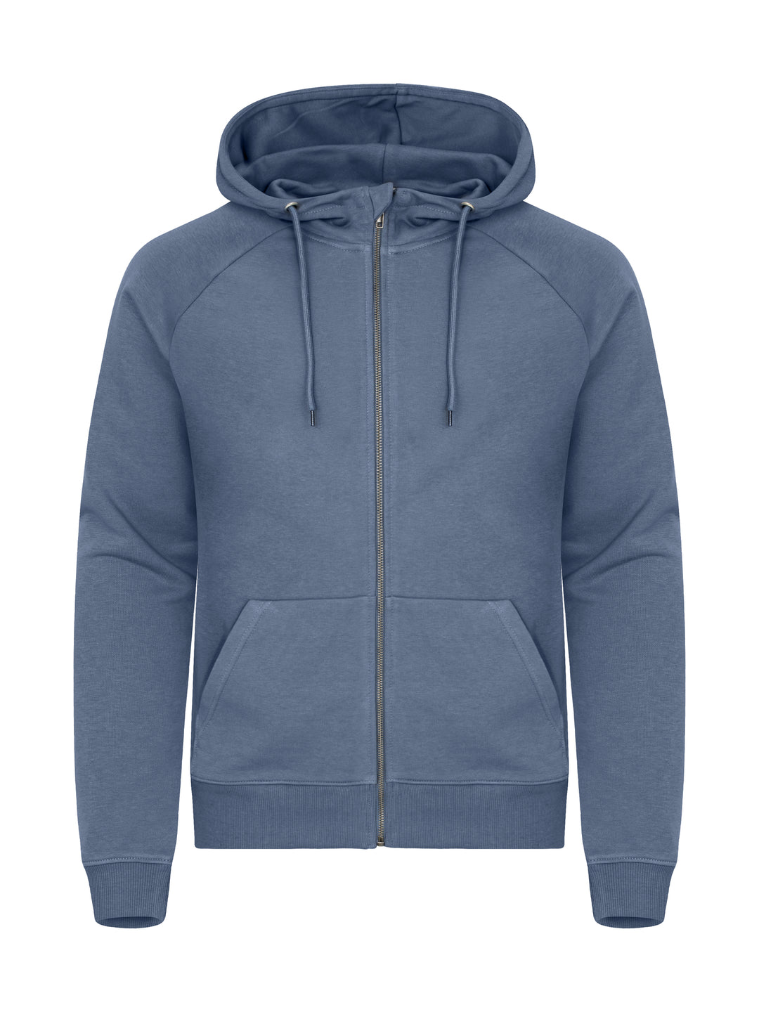 Hettejakke Clique Miami PRO Hoody Full Zip Herre – uten trykk – Stålblå