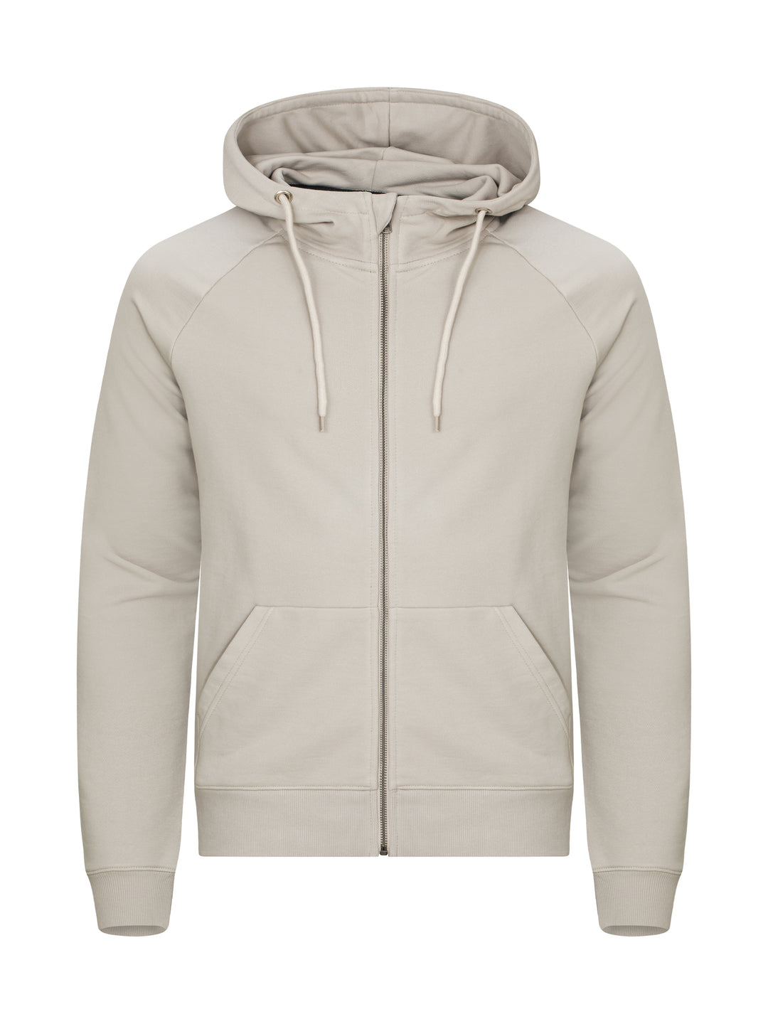 Hettejakke Clique Miami PRO Hoody Full Zip Herre – uten trykk – Steingrå