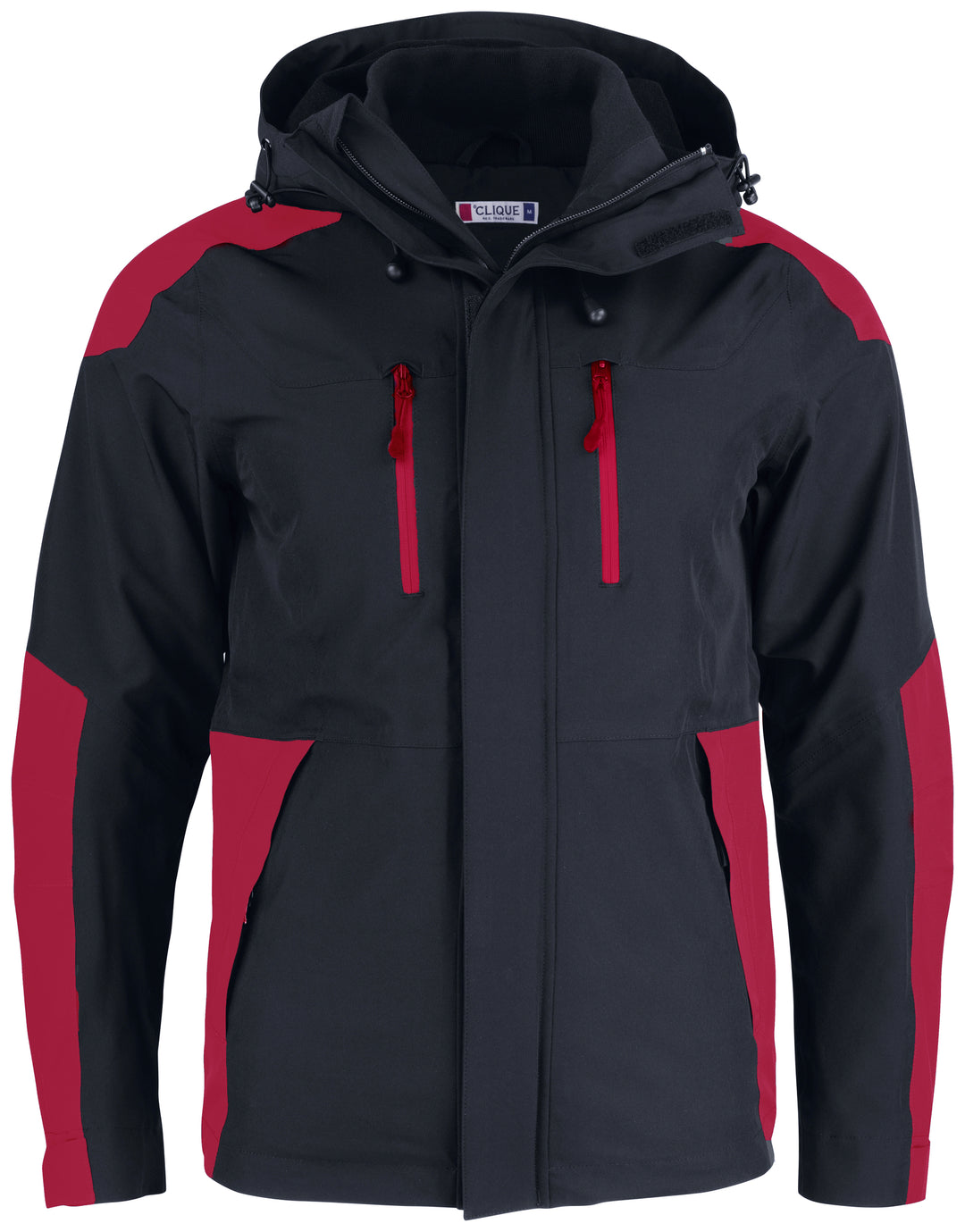 Jakke Clique Stafford Herre – uten trykk – Rød