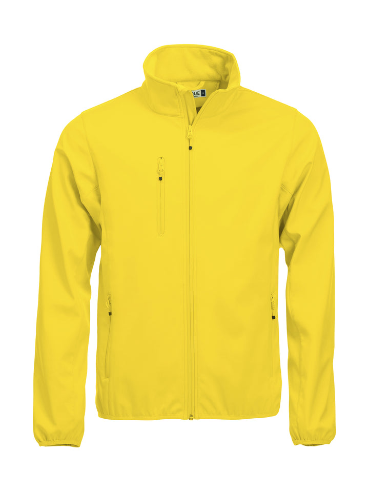 Softshelljakke Clique Basic Softshell Jacket Herre – uten trykk – Sitrongul