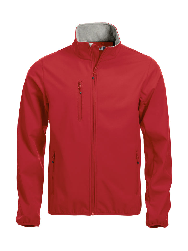 Softshelljakke Clique Basic Softshell Jacket Herre – uten trykk – Rød