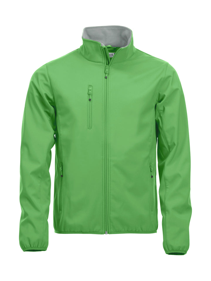 Softshelljakke Clique Basic Softshell Jacket Herre – uten trykk – Eplegrønn