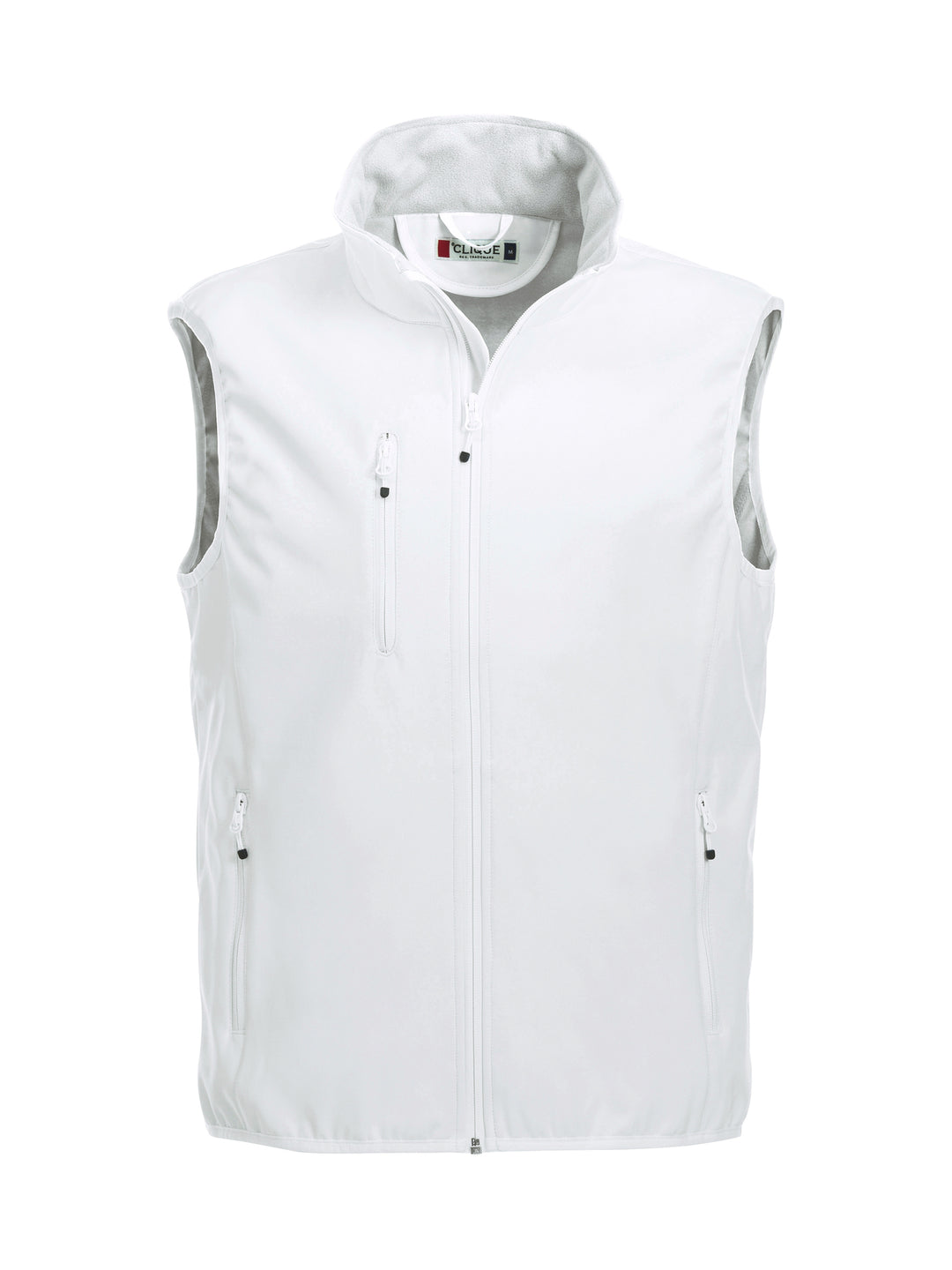 Vest Clique Basic Softshell Vest Herre – uten trykk – Hvit