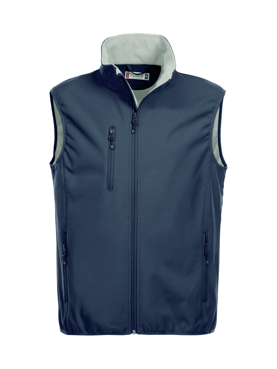 Vest Clique Basic Softshell Vest Herre – uten trykk – Marineblå
