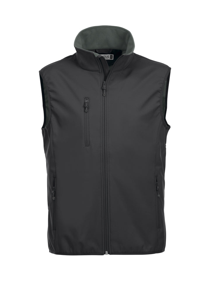Vest Clique Basic Softshell Vest Herre – uten trykk – Sort