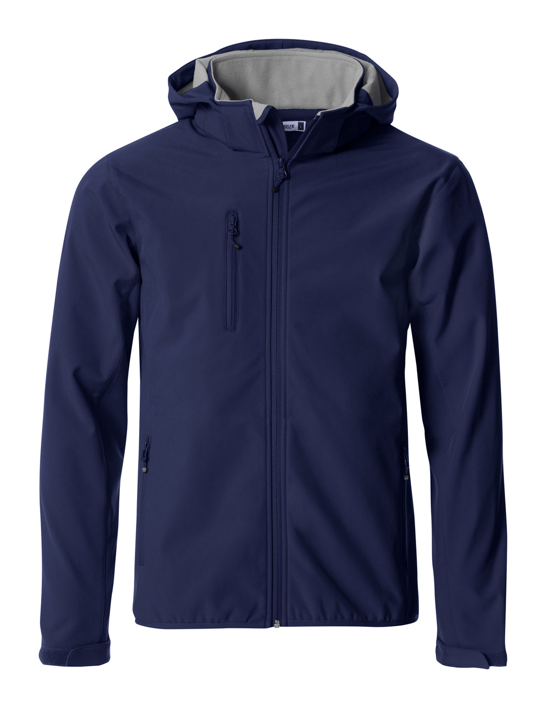 Softshelljakke Clique Basic Hoody Softshell Herre – uten trykk – Marineblå