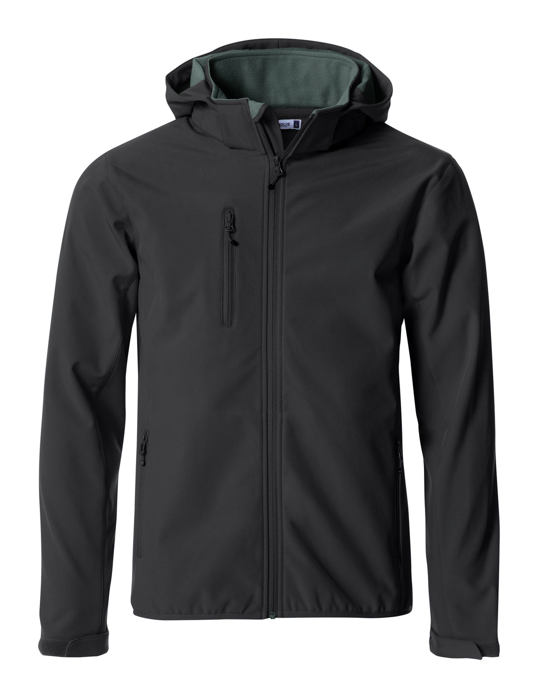 Softshelljakke Clique Basic Hoody Softshell Herre – uten trykk – Sort