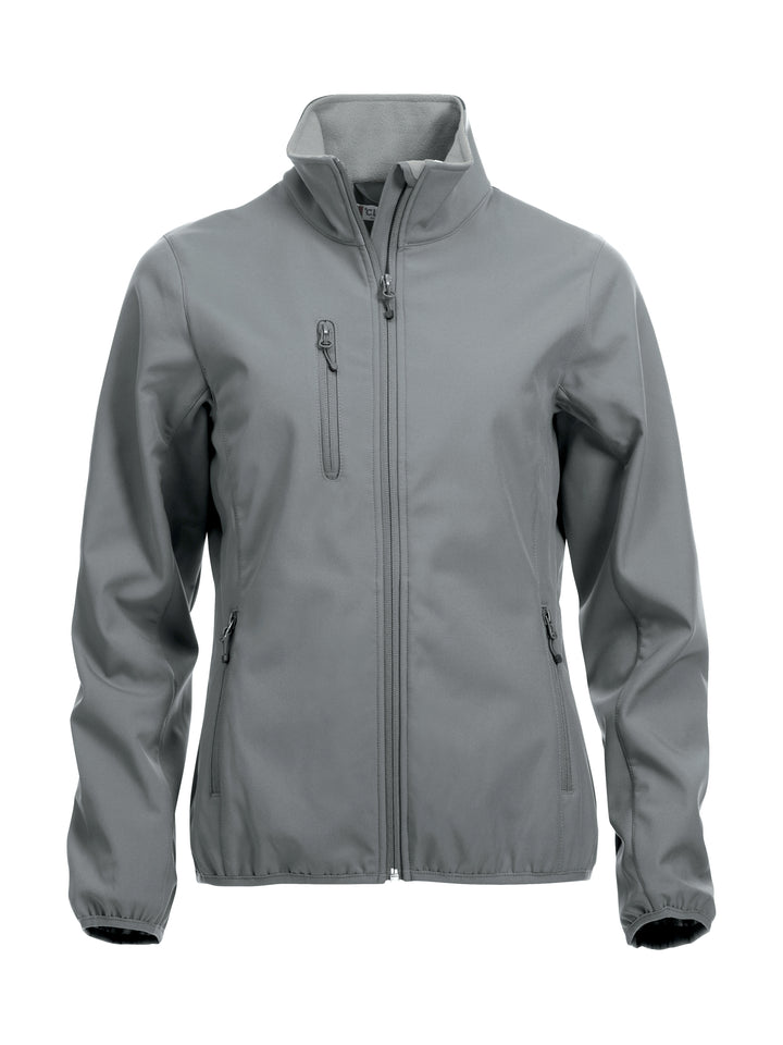 Softshelljakke Clique Basic Softshell Jacket Ladies Dame – uten trykk – Mørk grå