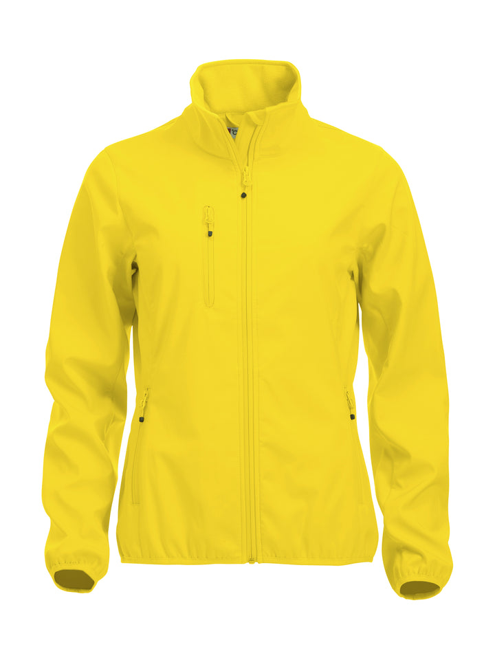Softshelljakke Clique Basic Softshell Jacket Ladies Dame – uten trykk – Sitrongul