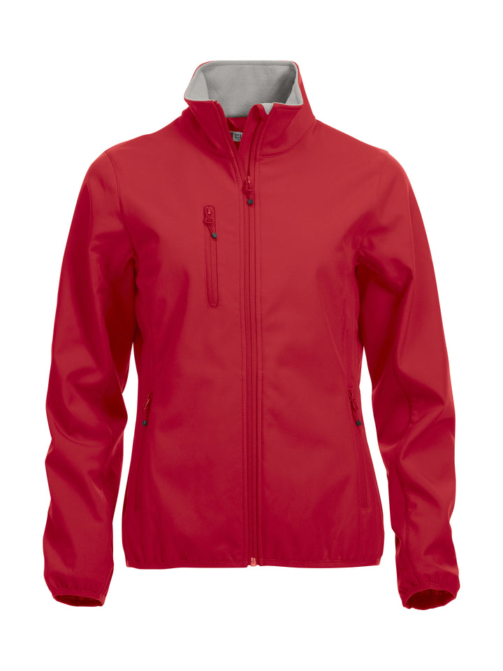 Softshelljakke Clique Basic Softshell Jacket Ladies Dame – uten trykk – Rød