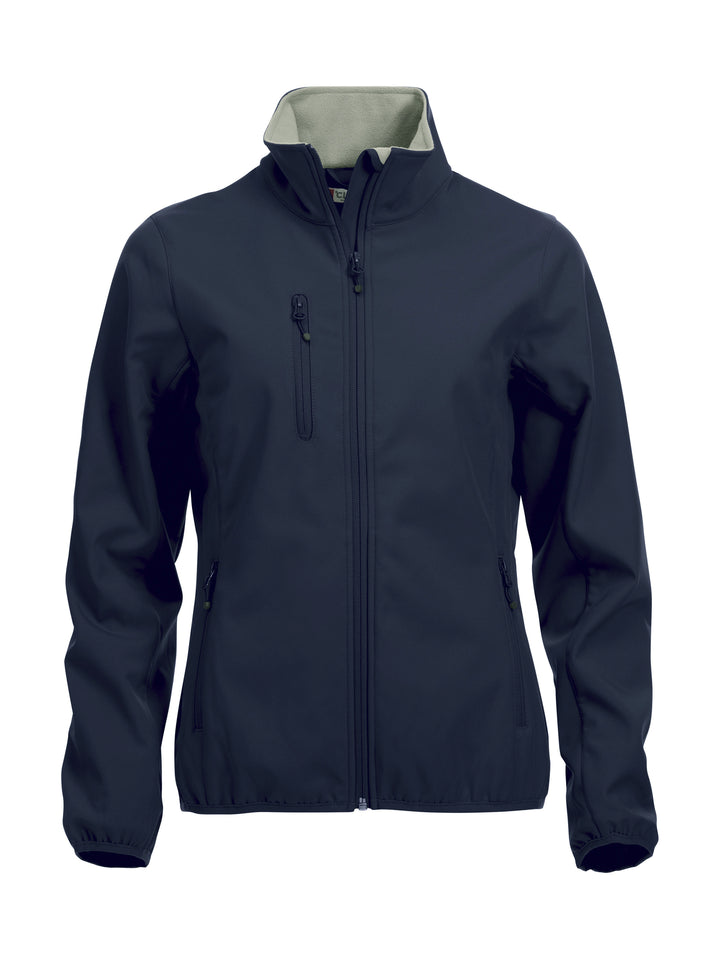 Softshelljakke Clique Basic Softshell Jacket Ladies Dame – uten trykk – Marineblå
