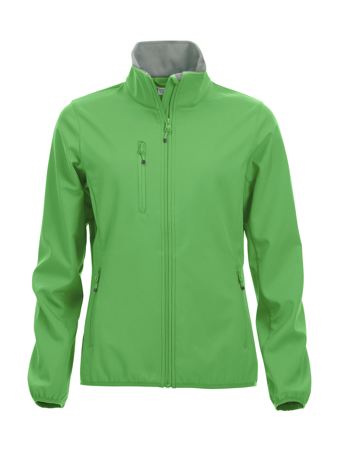 Softshelljakke Clique Basic Softshell Jacket Ladies Dame – uten trykk – Eplegrønn