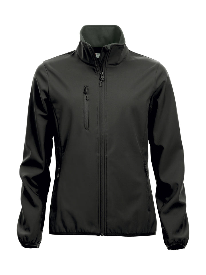 Softshelljakke Clique Basic Softshell Jacket Ladies Dame – uten trykk – Sort