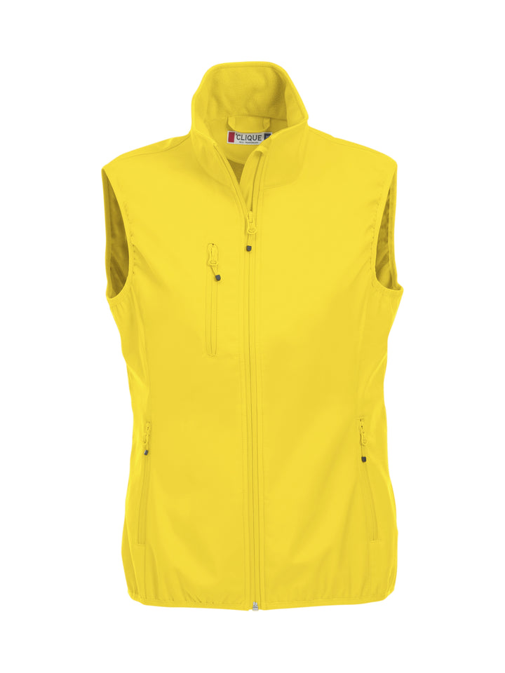 Vest Clique Basic Softshell Vest Ladies Dame – uten trykk – Sitrongul