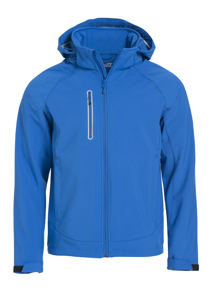 Softshelljakke Clique Milford Jacket Herre – uten trykk – Kongeblå