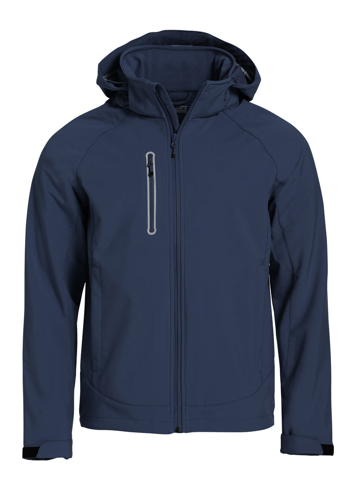 Softshelljakke Clique Milford Jacket Herre – uten trykk – Marineblå