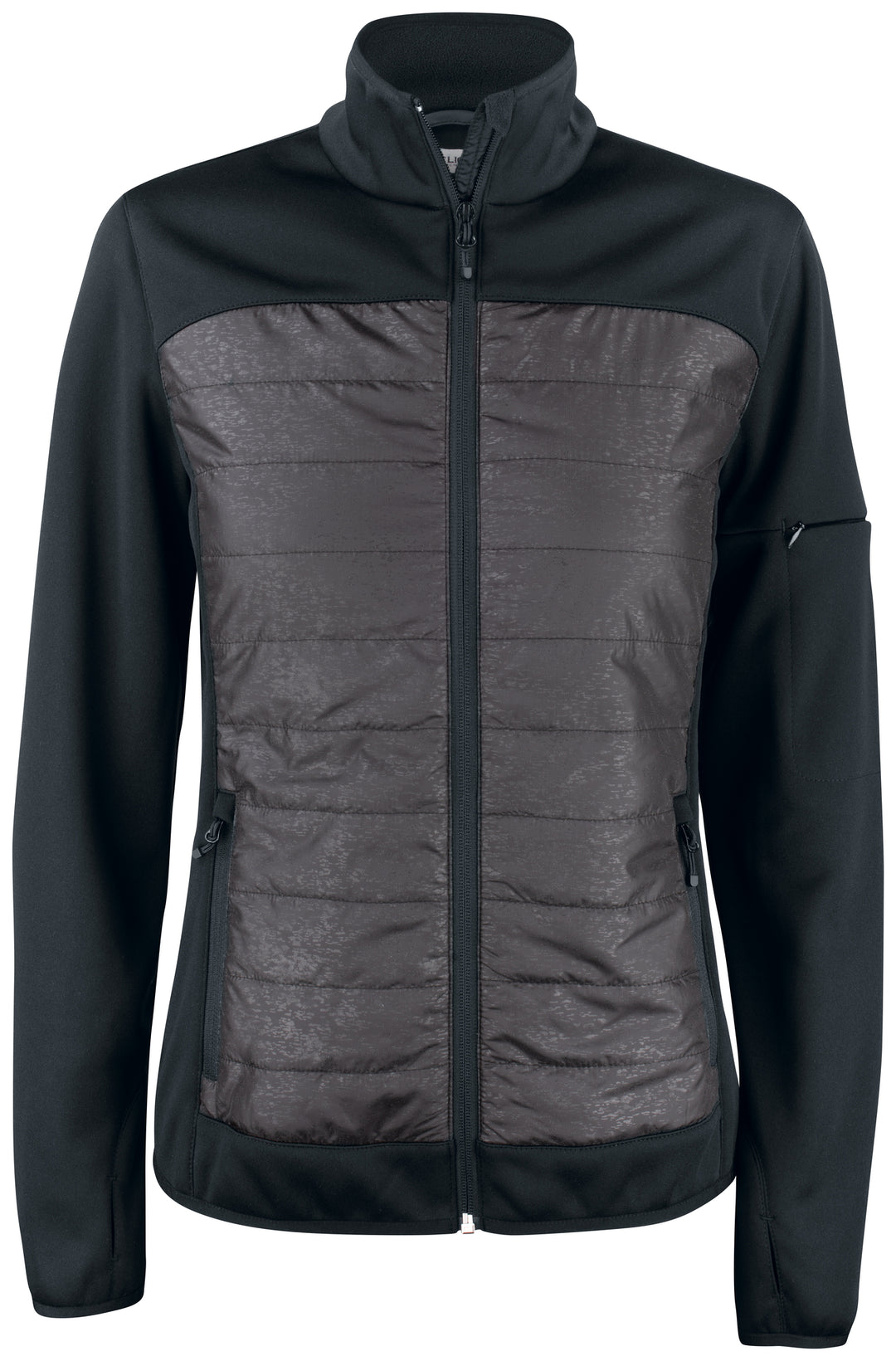 Fleecejakke Clique Custer Dame – uten trykk – Sort