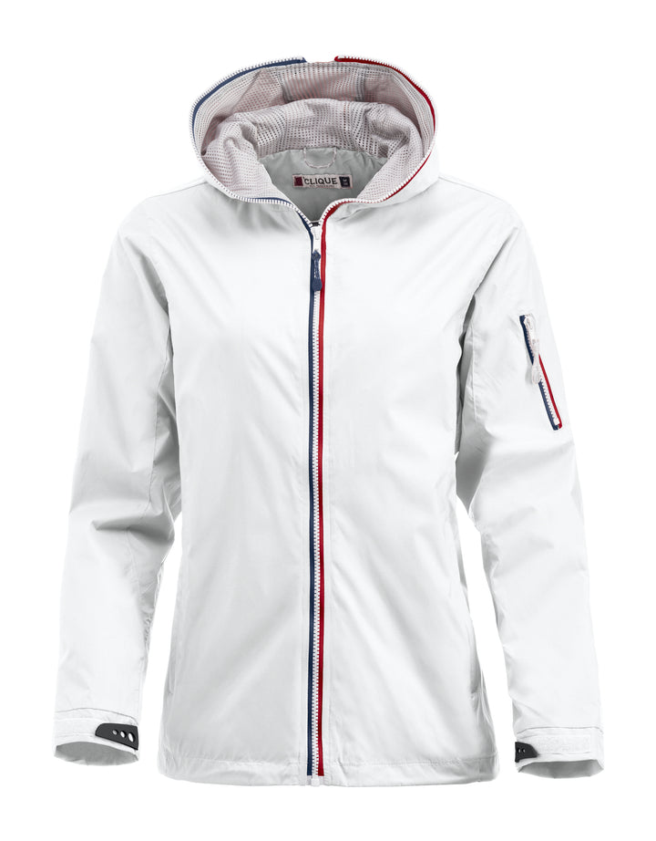 Jakke Clique Seabrook Dame – uten trykk – Hvit