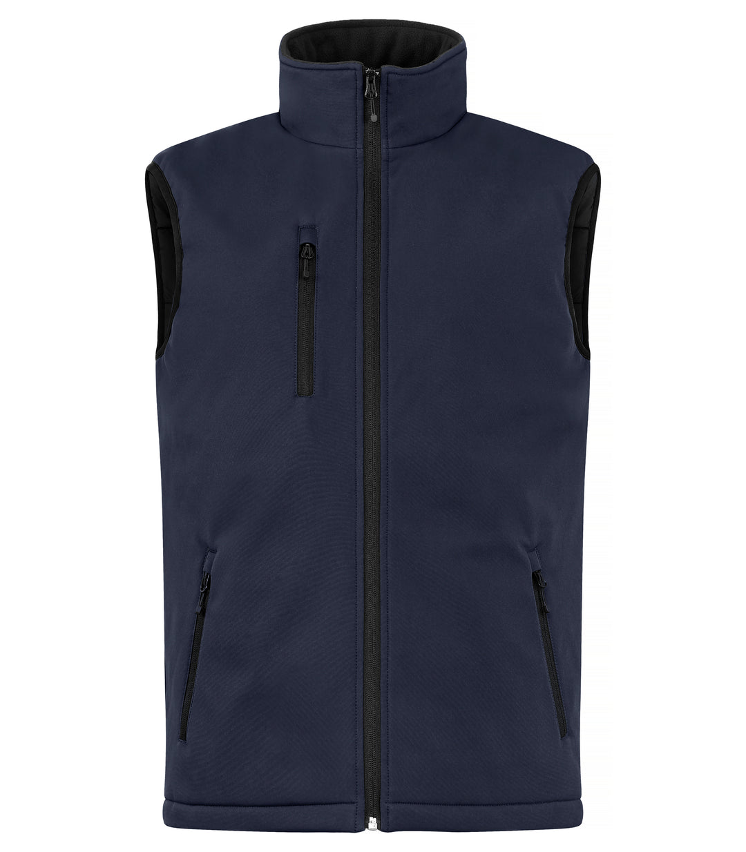 Vest Clique Padded Softshell Vest Herre – uten trykk – Marineblå
