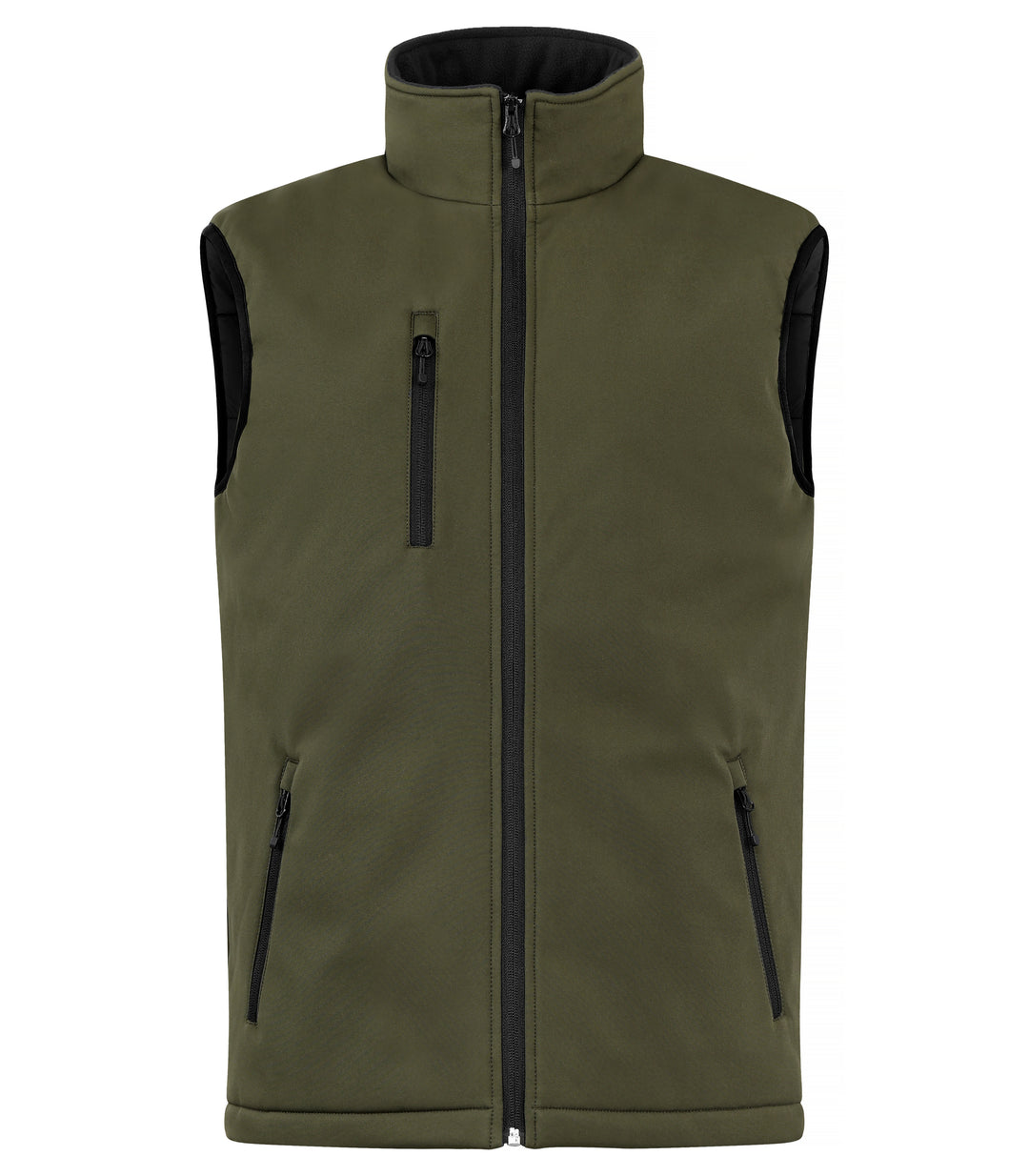 Vest Clique Padded Softshell Vest Herre – uten trykk – Tåkegrønn