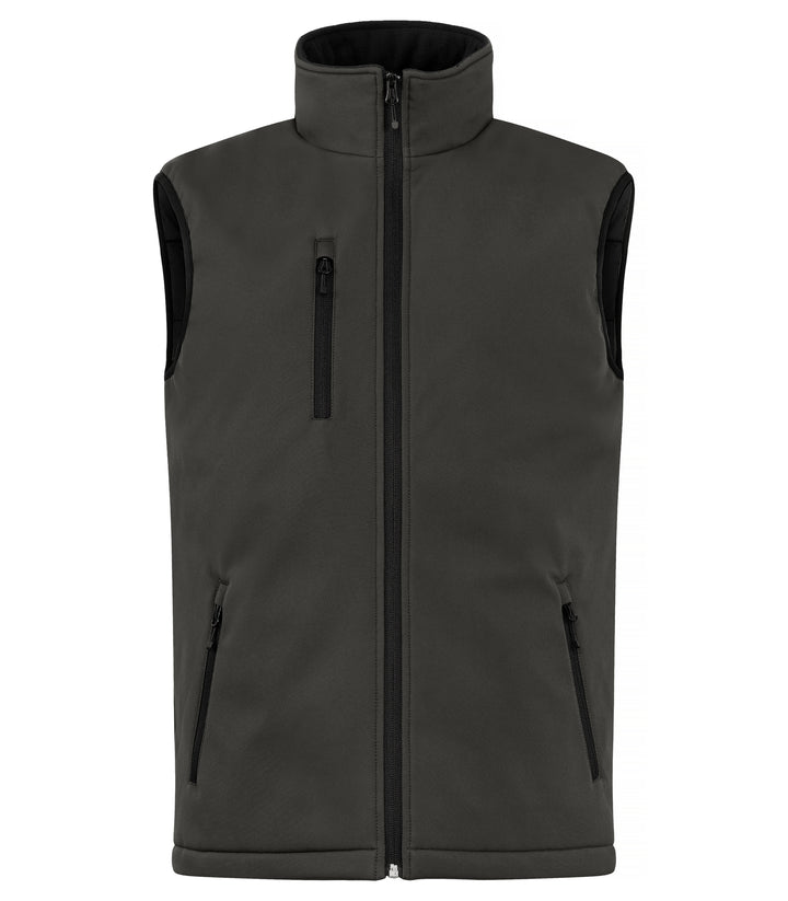 Vest Clique Padded Softshell Vest Herre – uten trykk – Mørk grå