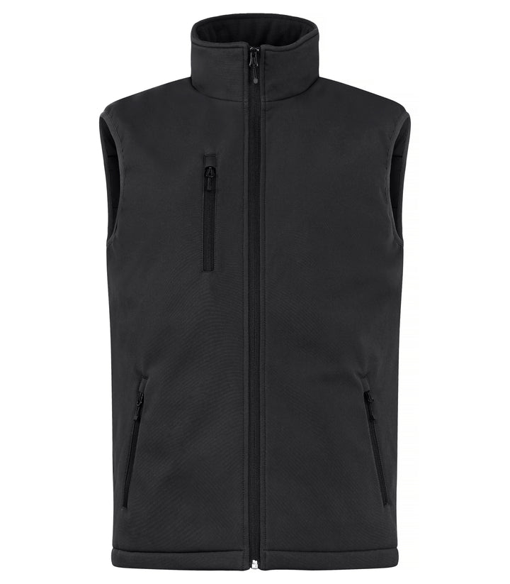 Vest Clique Padded Softshell Vest Herre – uten trykk – Sort