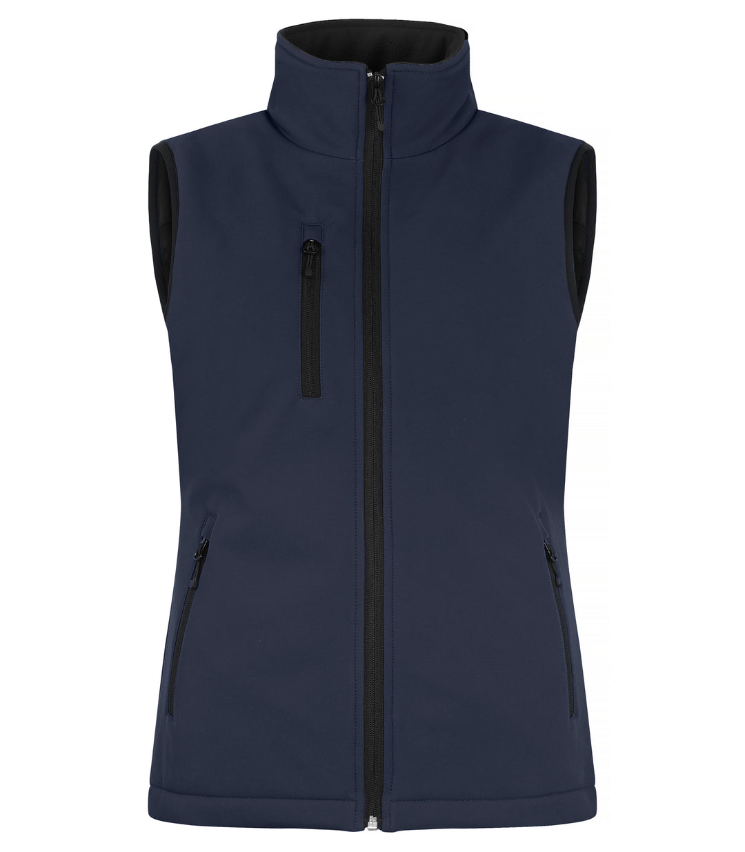 Vest Clique Padded Softshell Vest Dame – uten trykk – Marineblå