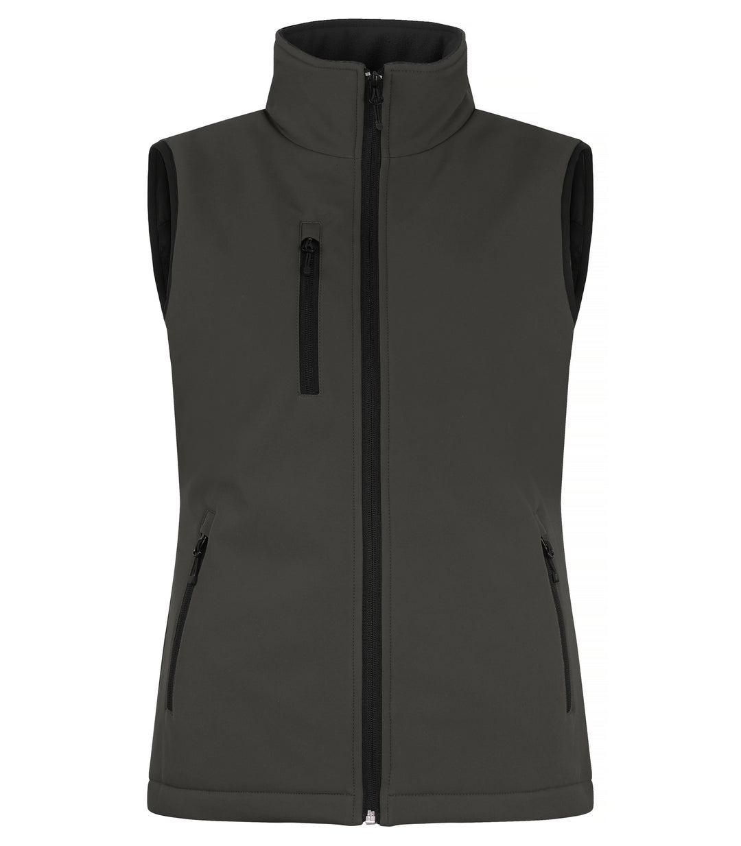 Vest Clique Padded Softshell Vest Dame – uten trykk – Mørk grå