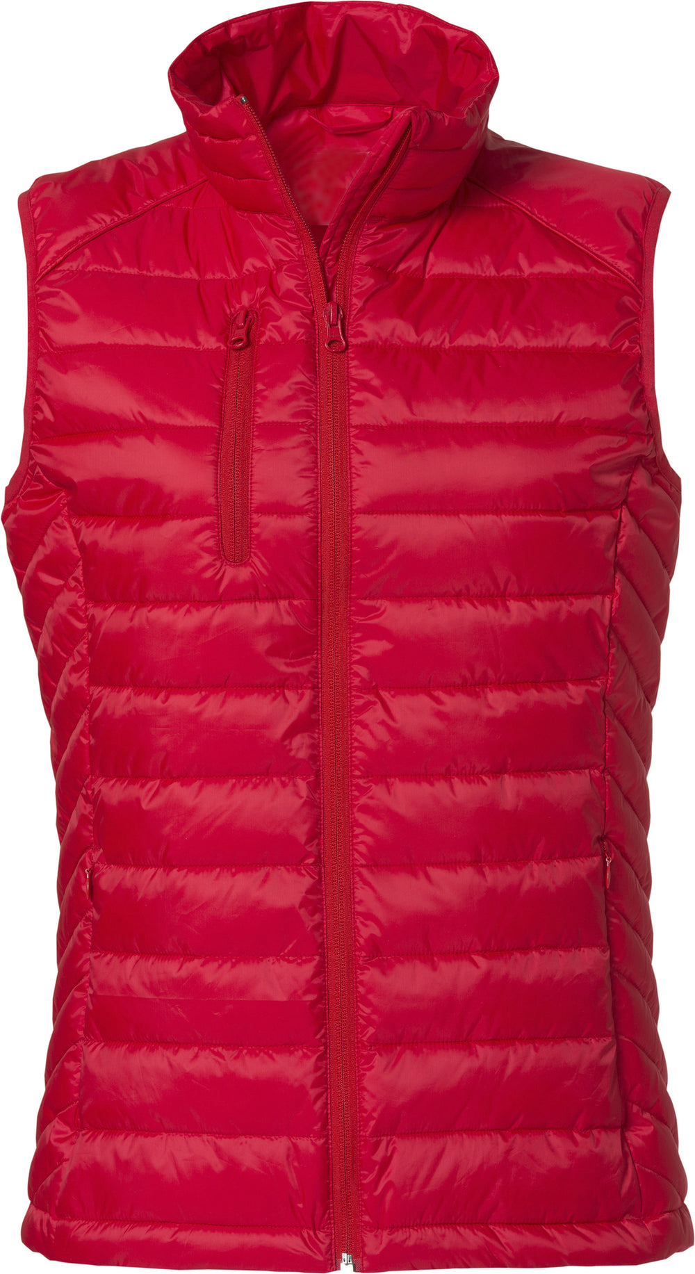 Vest Clique Hudson Vest Dame – uten trykk – Rød