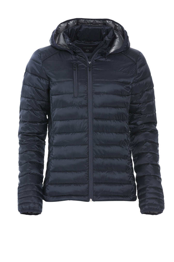 Jakke Clique Hudson Dame – uten trykk – Marineblå