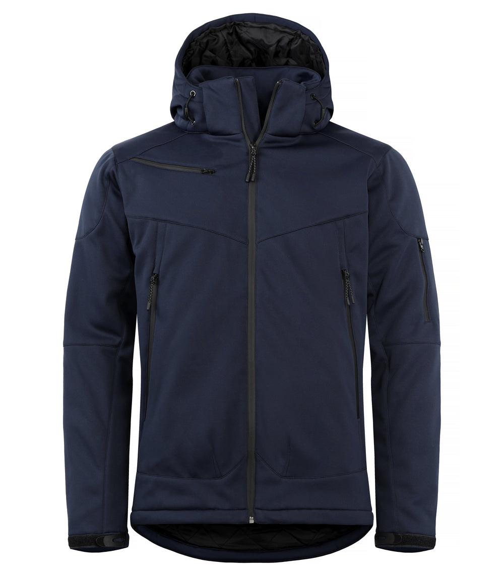Softshelljakke Clique Grayland Herre – uten trykk – Marineblå