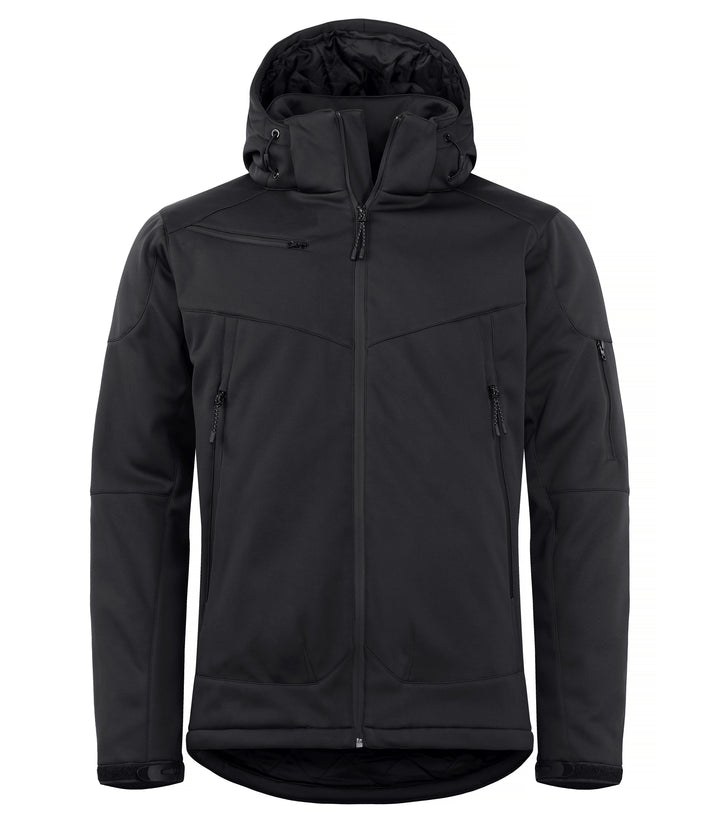 Softshelljakke Clique Grayland Herre – uten trykk – Sort