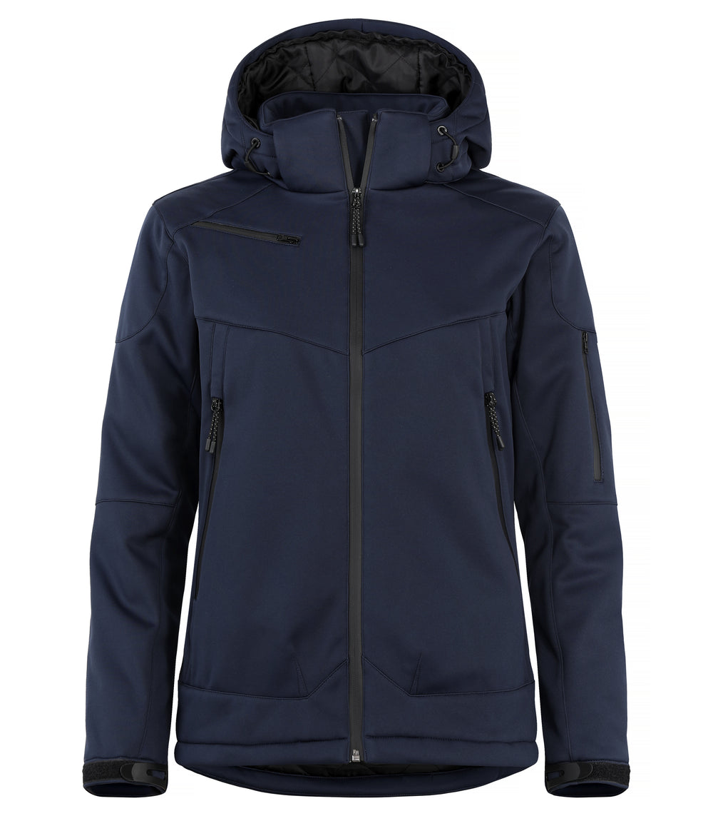 Softshelljakke Clique Grayland Dame – uten trykk – Marineblå