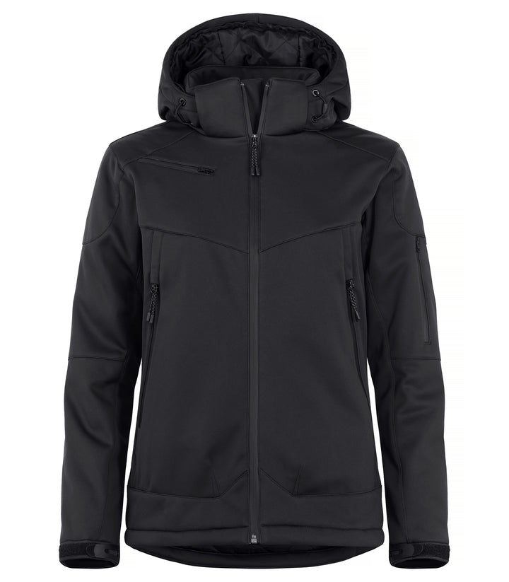 Softshelljakke Clique Grayland Dame – uten trykk – Sort