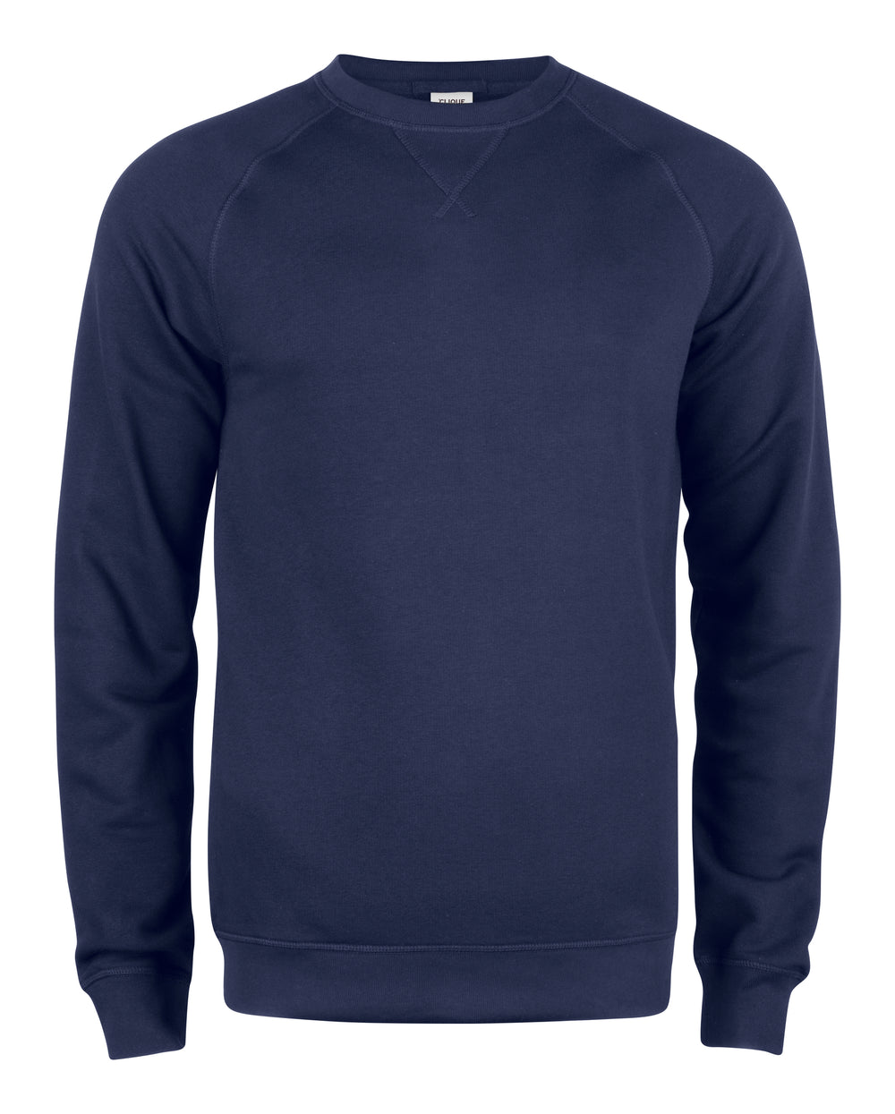 Collegegenser Clique Premium OC Roundneck Herre – uten trykk – Marineblå