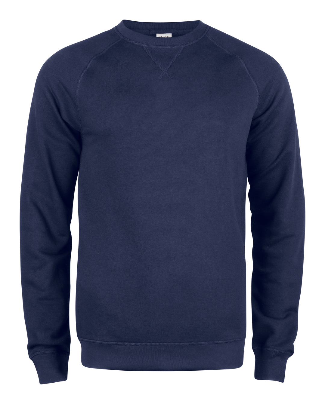 Collegegenser Clique Premium OC Roundneck Herre – uten trykk – Marineblå