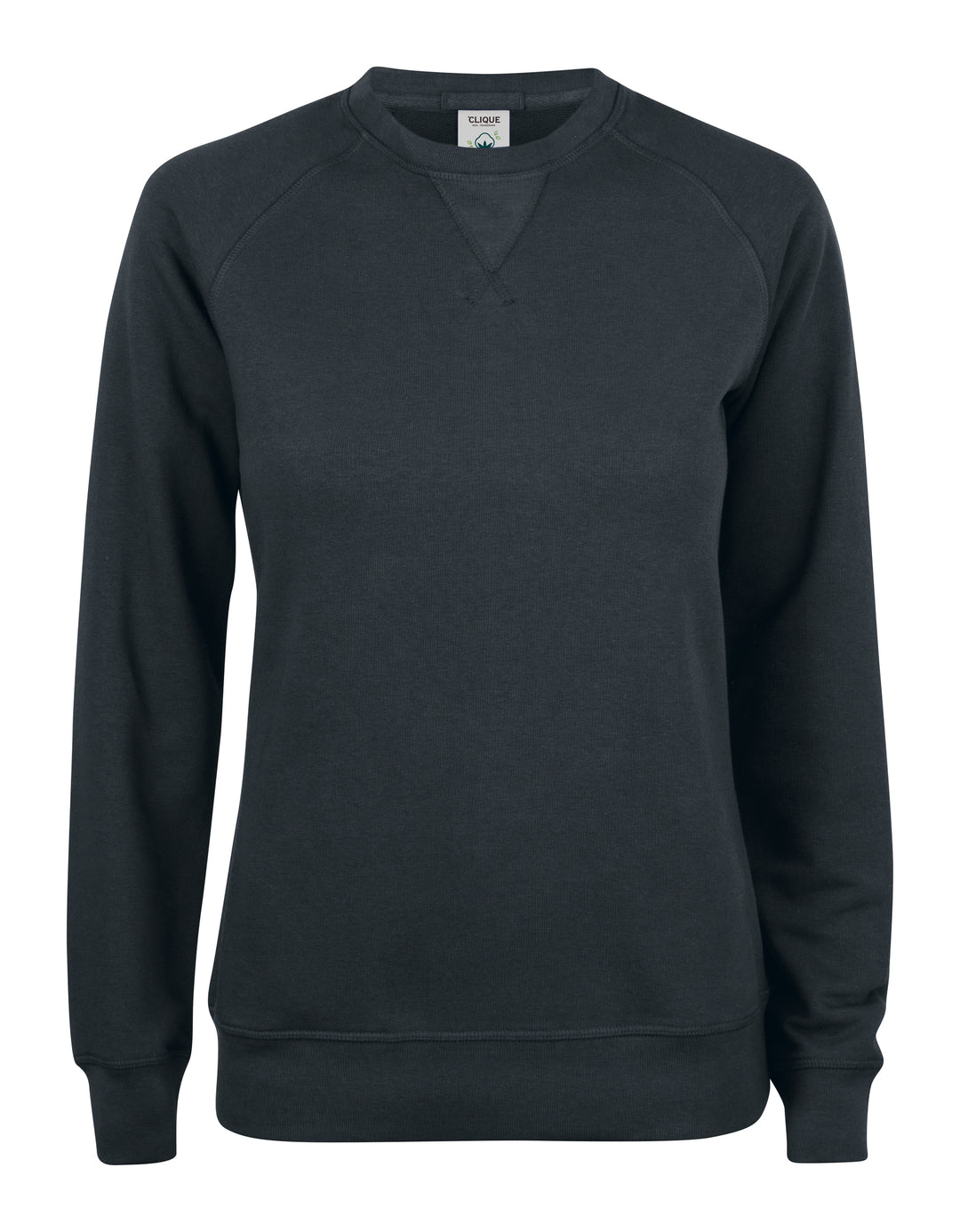 Collegegenser Clique Premium OC Roundneck Dame – uten trykk – Sort