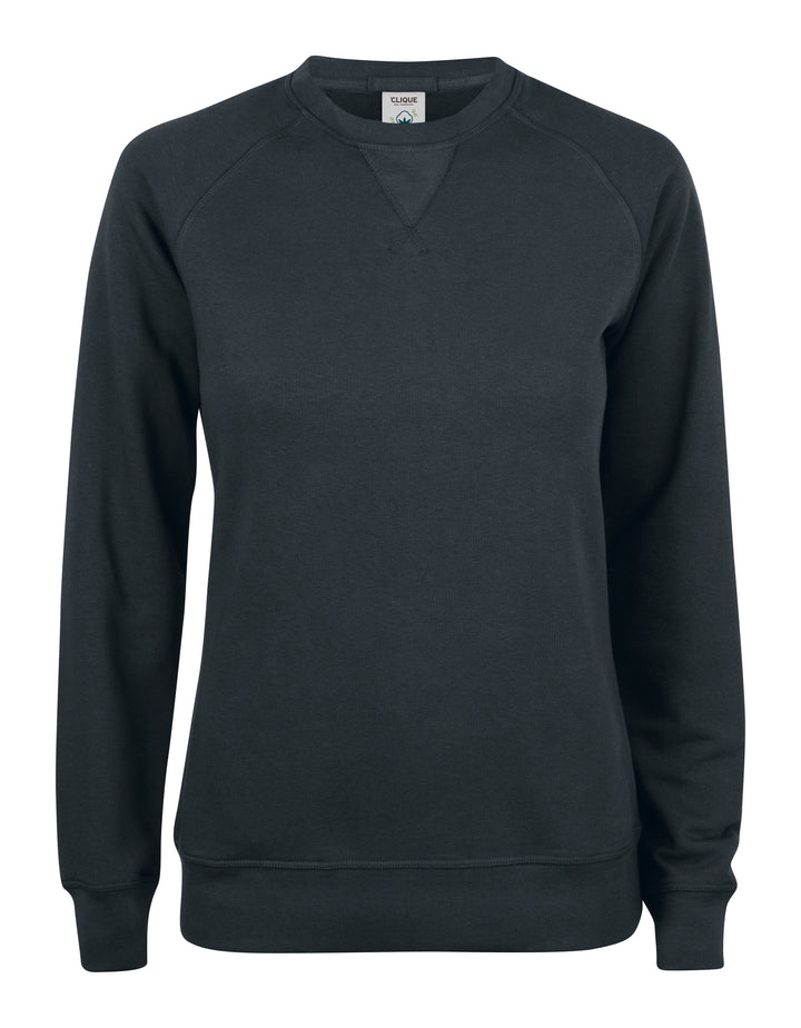 Collegegenser Clique Premium OC Roundneck Dame – uten trykk – Sort