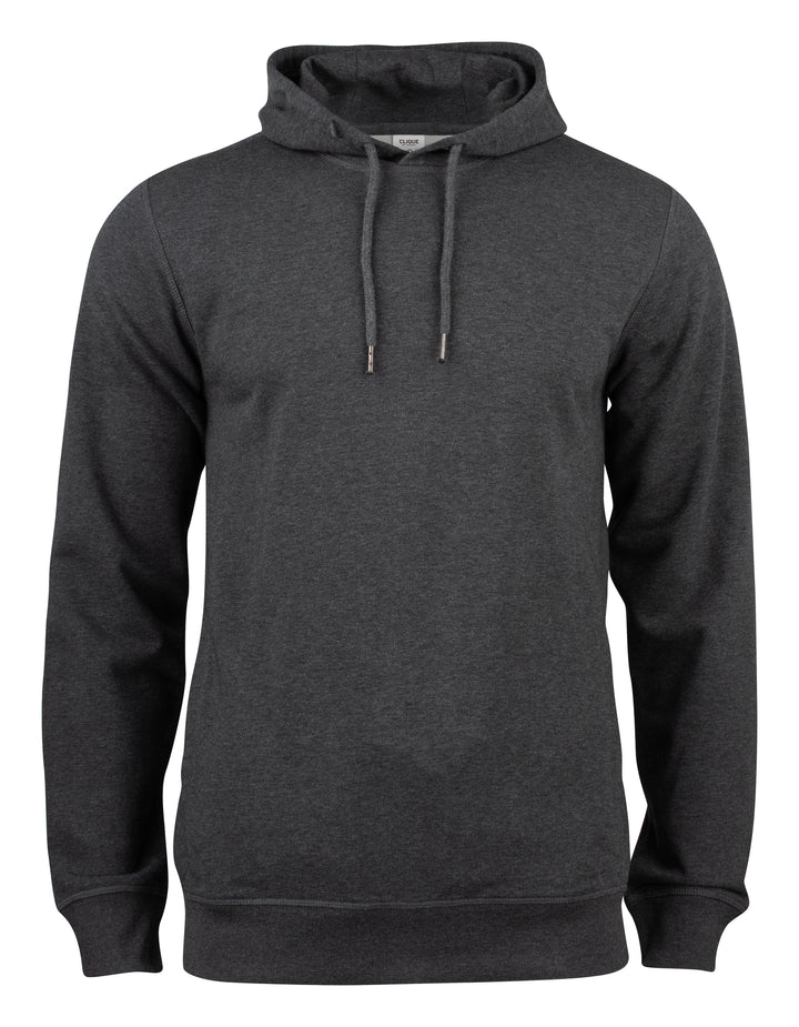 Hettegenser Clique Premium OC Hoody Herre – uten trykk – Antrasittmelert