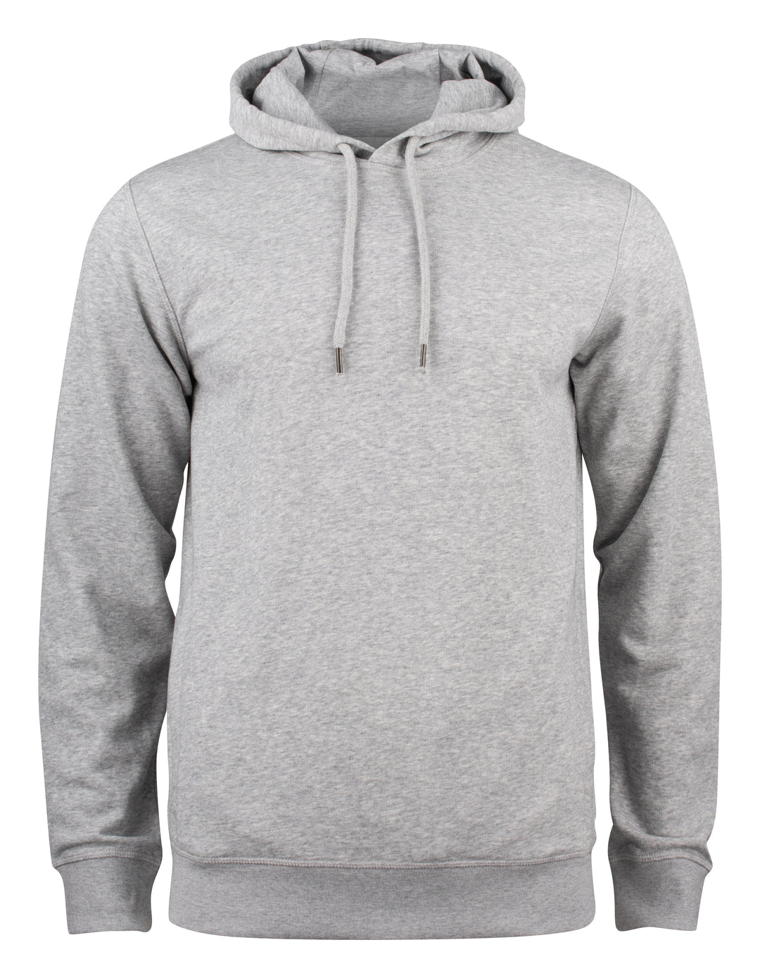 Hettegenser Clique Premium OC Hoody Herre – uten trykk – Gråmelert