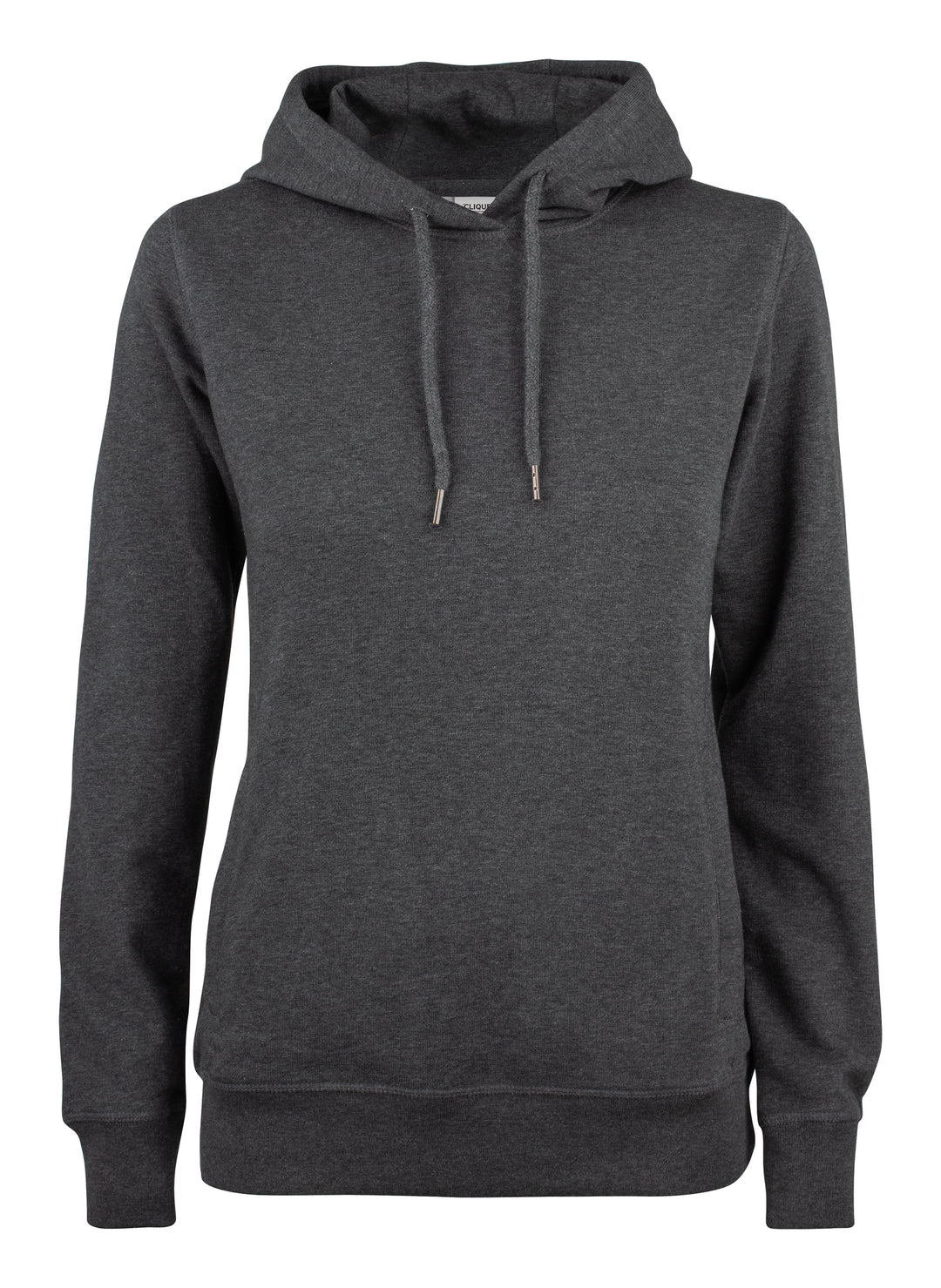 Hettegenser Clique Premium OC Hoody Dame – uten trykk – Antrasittmelert