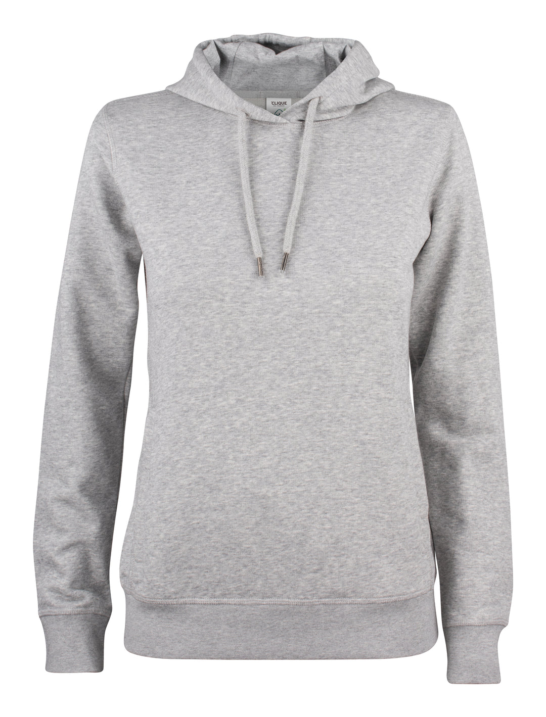 Hettegenser Clique Premium OC Hoody Dame – uten trykk – Gråmelert
