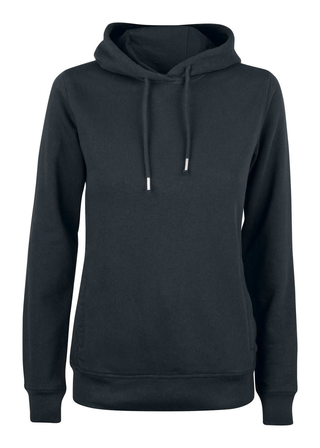 Hettegenser Clique Premium OC Hoody Dame – uten trykk – Sort